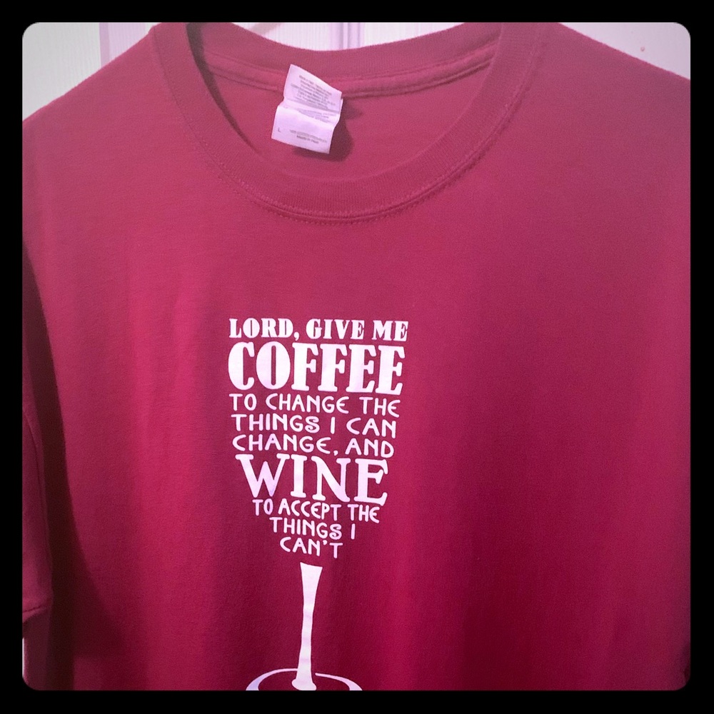 Short sleeve Lg Maroon t-shirt